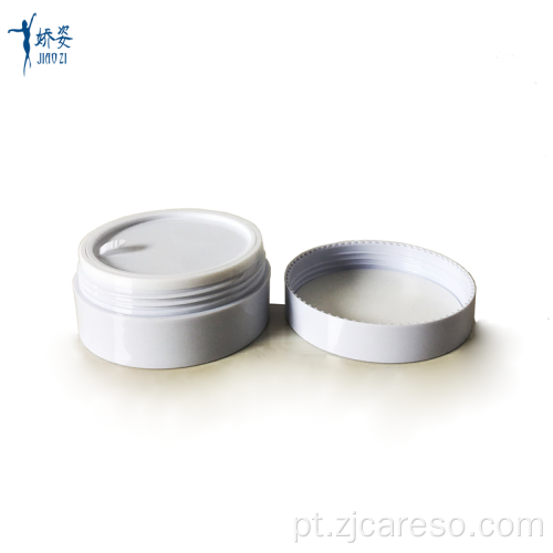 Frasco de creme para os olhos 100g branco com espátula